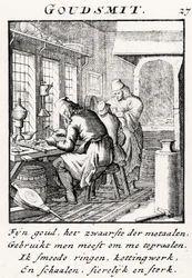 Der Goldschmied, 1718